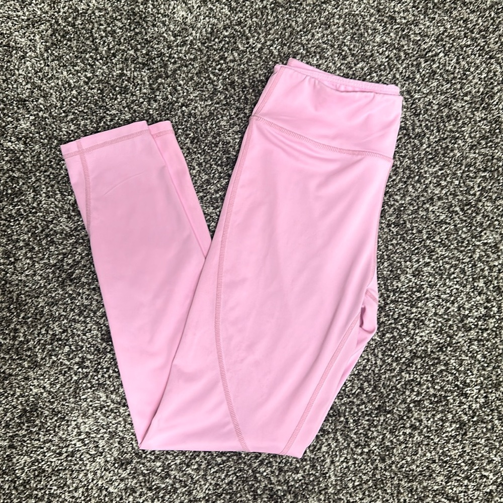 Bubblegum Pink Athletic Leggings